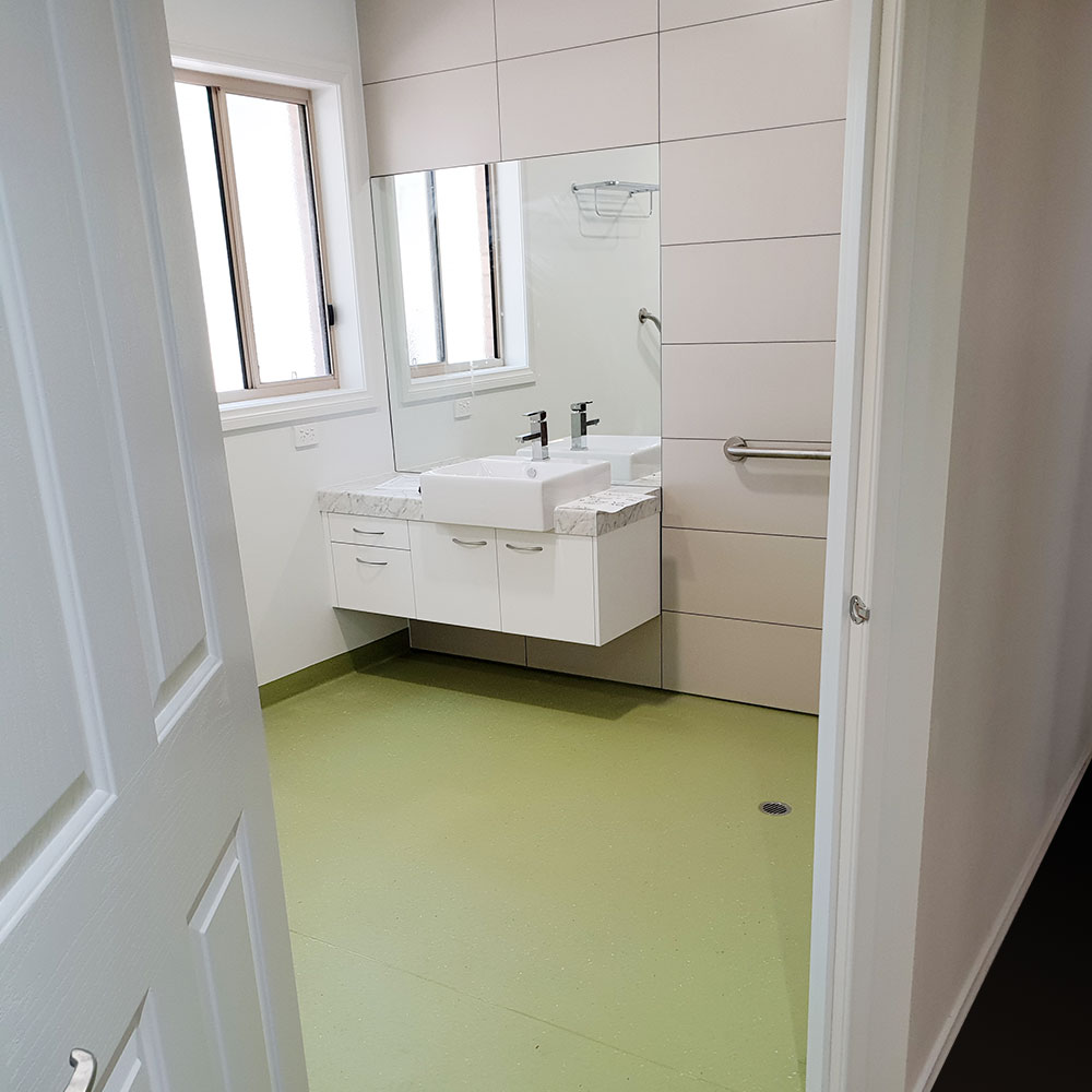 Quality disabled bathrooms are designed and built by Anthony Duncan Builders Pty Ltd.