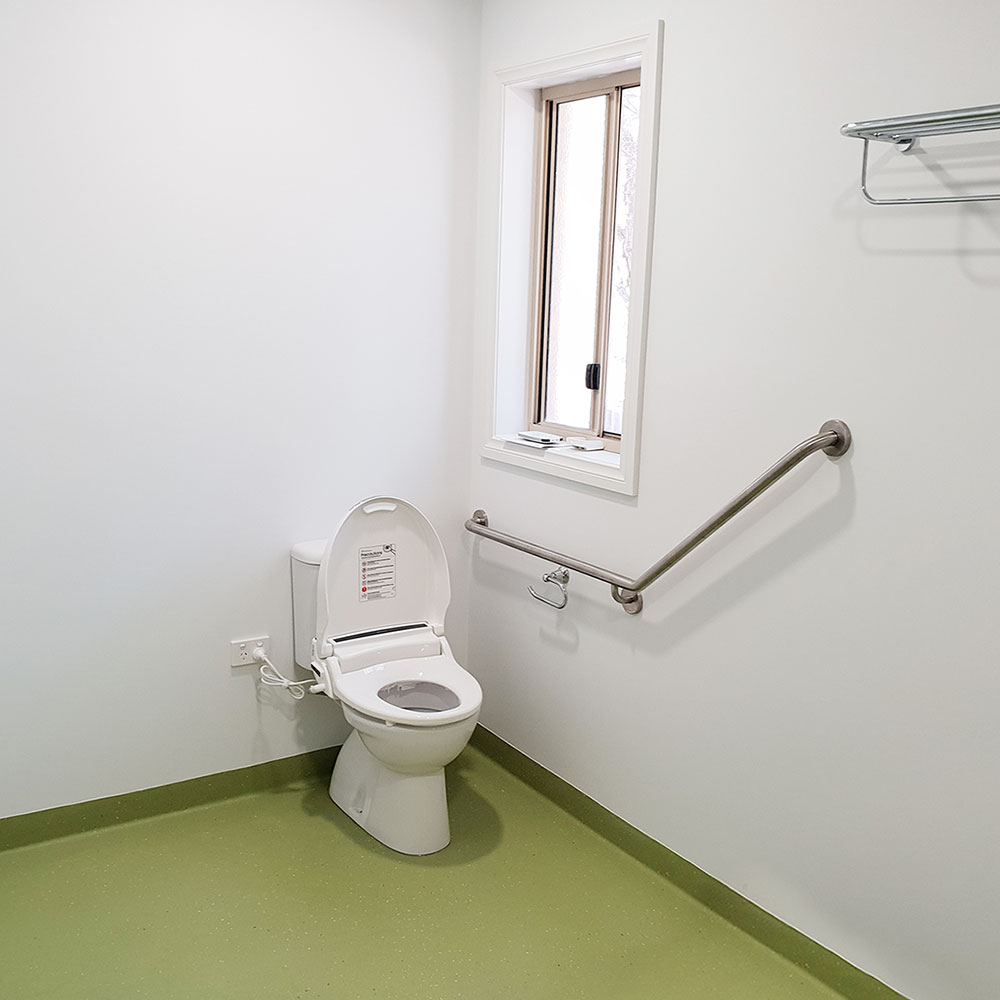 Quality disabled toilets are designed and built by Anthony Duncan Builders Pty Ltd.