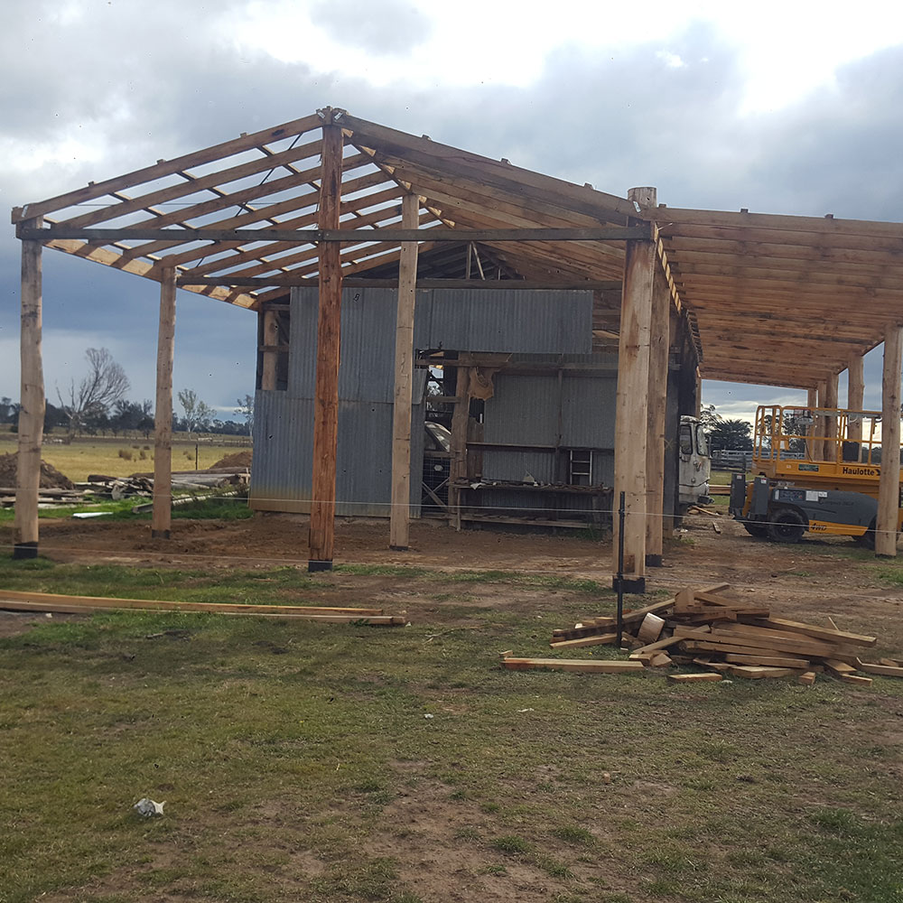 AD BUILD builds quality farm sheds.