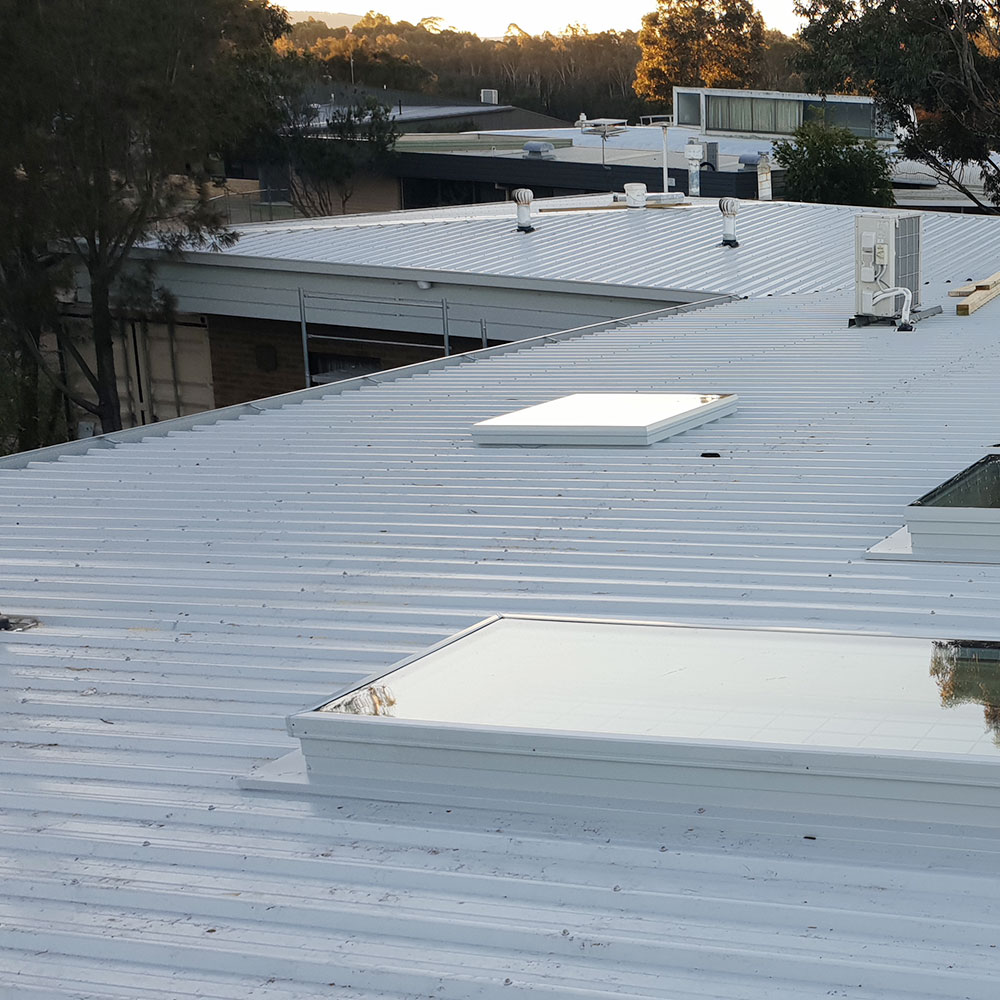 Roof construction by Anthony Duncan Builders Pty Ltd.