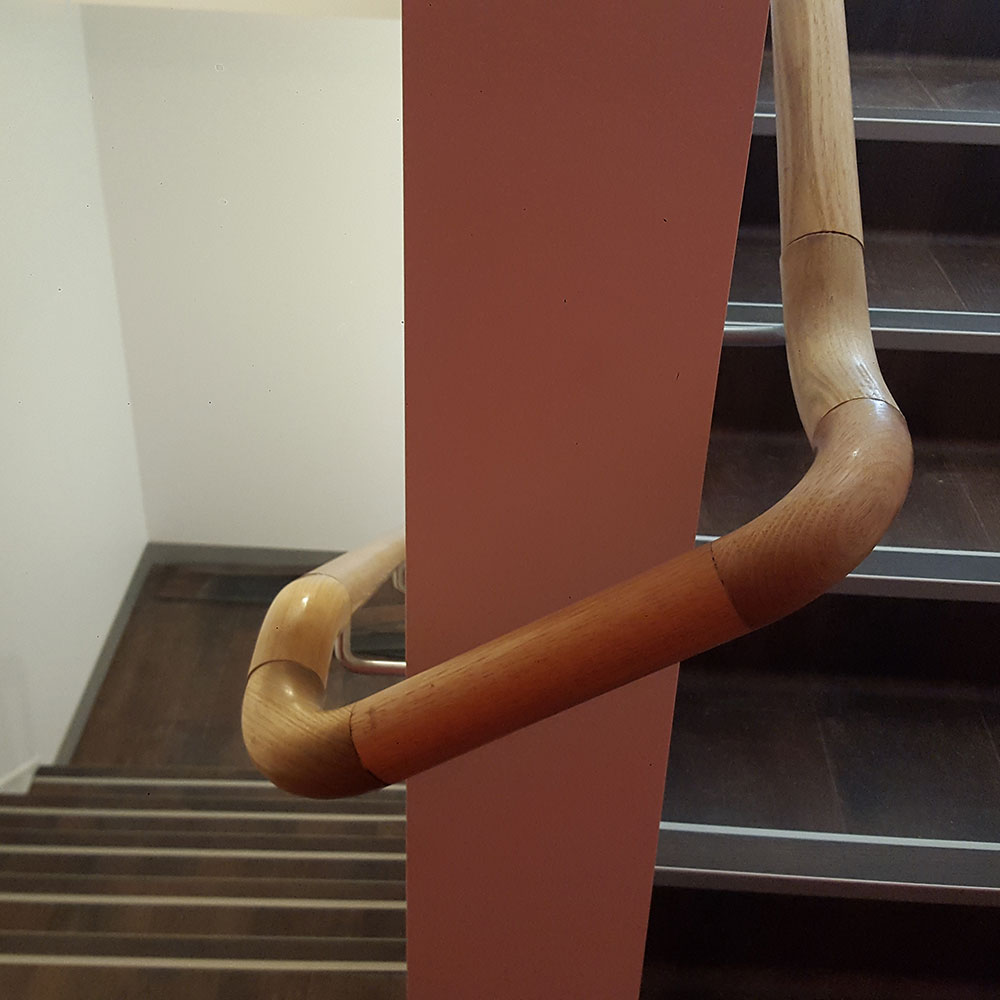 Superior craftsmanship in hand rails for internal stairs with Anthony Duncan Builders Pty Ltd.